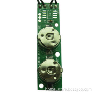 Music module for music greeting card/other play music products